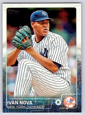 2015 Topps Series 2 Base # 382 Ivan Nova - New York Yankees - Image 1 of 2