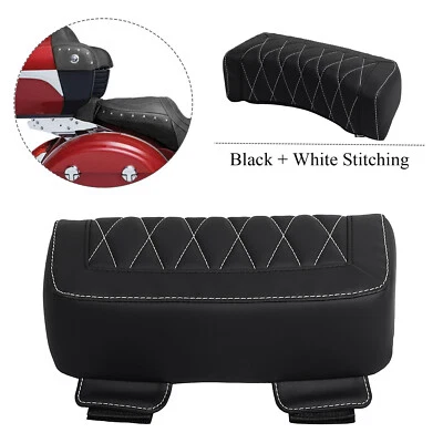 Rear Seat Trunk Filler Pad Black + White Line For Indian Roadmaster Chieftains Foto 1 de 4
