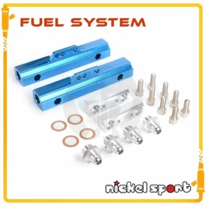 Kit de riel de combustible de carreras para Subaru WRX STI GDA GDB color azul alto flujo - Imagen 1 de 3