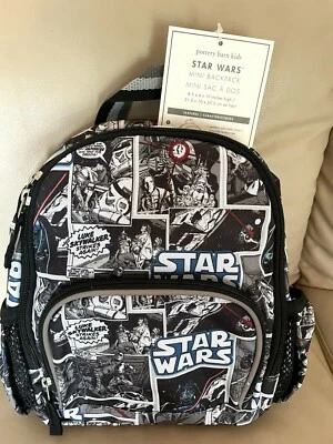 School Pottery Barn Disney Star Wars BACKPACK Darth Vader Mini Pre-k boy 🚀kid . - Image 1 of 4