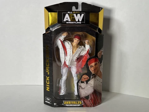 Nick Jackson AEW Unrivaled Action Figure Series 1 #04 BRAND NEW young bucks Cover