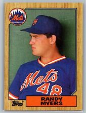 Randy Myers 1987 Topps Set Break BASEBALL #213 New York Mets RC