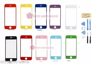 Vetro schermo anteriore ricambio per display lcd iPhone 5S 5C 5 S con strumento - Foto 1 di 20
