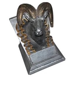 Mascot Resin "Ram" Trophy Award (71113-GS) Customized Engraving Available - Picture 1 of 1