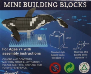 Impact Photographics ORCA Mini Building Blocks Set Ages 7+ 336 Pieces NEW - Picture 1 of 1