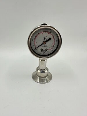 Winters PSQ20604 Pressure Gauge PSQ Series, 4″ Dial, 0 to 100 psi, 2″ Thread - Image 1 of 4