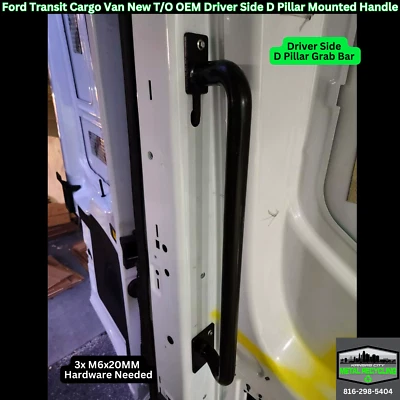 Ford Transit OEM Rear (D Pillar) Interior Grab Bar/Assist Handle Driver Side - Image 1 of 4