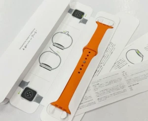 Apple Watch Hermes Sport Band 45mm/46mm/49mm Orange M/L - Picture 1 of 3