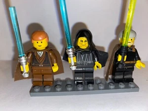 Lego Figuren Star Wars Anakin Skywalker sw0099 + Count Dooku sw0060 + Palpatine - Bild 1 von 2