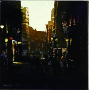 STEPHEN BROOK - LONDON II - Hand Signed Original Acrylic on Canvas Painting - Picture 1 of 1