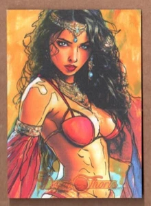 DEJAH THORIS by 5finity 2023 ORIGINAL ART SKETCH CARD by MICHAEL MUNSHAW - Picture 1 of 3