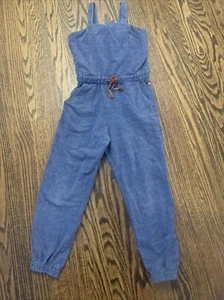Matilda Jane  Joanna Gaines Radiant Smiles 435 Romper Overalls Girl Size 8 Blue - Picture 1 of 8