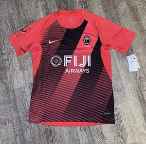Nike Men's Fiji Rugby 7s Stadium Away Replica Jersey - Crimson - Picture 1 of 5