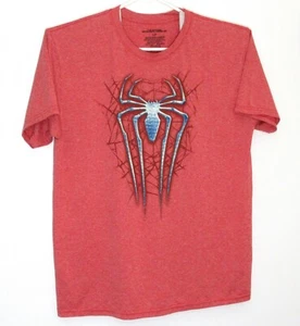 Quality The Amazing Spider Man 2 Marvel Movie 2014 Heather Red Men's T-Shirt L - Picture 1 of 10