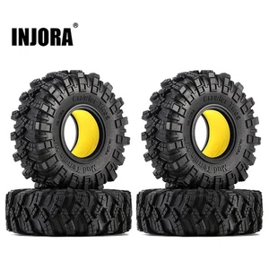 INJORA 1.0" 62*20.5mm Tires & Silicone Rubber Inserts Combo (4) (T1007) - Picture 1 of 5
