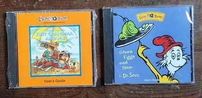 Sealed Living books Green Eggs and Ham And Just Grandma And Me CD CD ROM New - Image 1 of 2