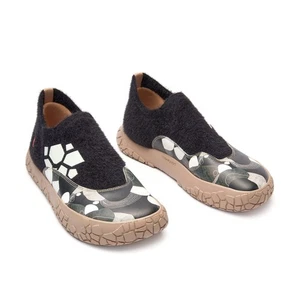 UIN Women's Walking Shoe Slip On Casual Fashion Sneaker (Midnight Path Trencads) - Picture 1 of 11