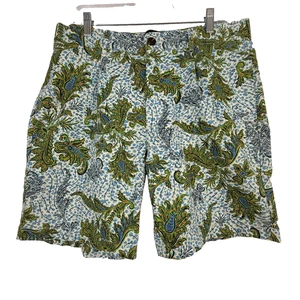 Houston weiße Shorts Herren 36 Blumen Paisley Muster Ziel Sommer Freizeit - Bild 1 von 7
