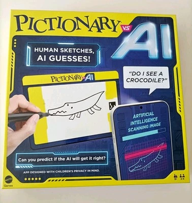 Pictionary VS AI Family Board Game for Kids and Adults Age 8 + - Image 1 of 3