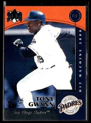 Tony Gwynn 1999 Pacific Omega Hit Machine 3000/3000 #21 San Diego Padres Foto 1 de 2