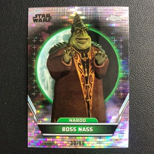 2024 Topps Chrome Star Wars Hyperspace Boss Nass Pulsar Refractor /99 - Picture 1 of 4