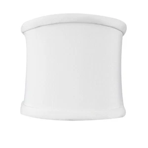 4x4x4.25 Down White Clip-on Sconce Half-Shell Lampshade - Picture 1 of 7