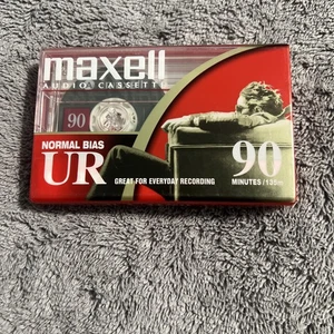 Maxell 90 Minuten Audiokassette Normal Bias UR Neu Versiegelt - Bild 1 von 2
