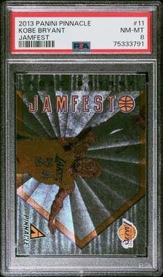 PSA 8 2013 PANINI PINNACLE JAMFEST #11 KOBE BRYANT JAMFEST - Image 1 of 2