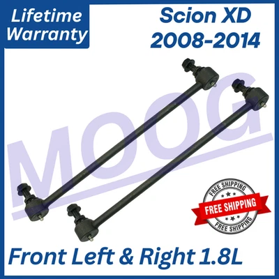 Par de eslabones de barra estabilizadora delantera MOOG OEM para Scion XD 2008-2014 1,8 L garantía de por vida Foto 1 de 4