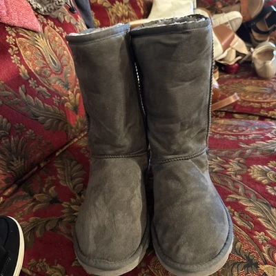 Ugg Australia Boots Us9 Black 1016223 Sherpa Mid Womens Size 10 - Image 1 of 4