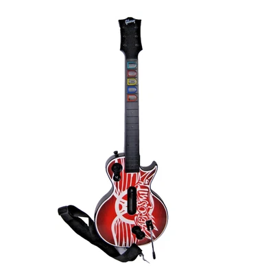 Aerosmith Gibson Les Paul Guitar Hero Controller PS3 No Dongle 95337.805 - Image 1 of 4