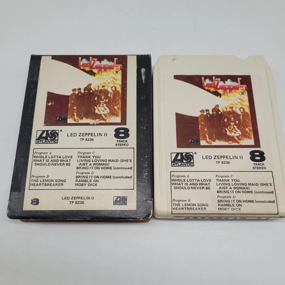 Led Zeppelin II  8-track Tape W/ Original Artwork Box Whole Lotta Love Rock  Foto 1 de 4