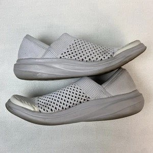 Scarpe da passeggio sneakers tennis slip on donna BZEES TG 6,5 bianche Charlie in maglia - Foto 1 di 12