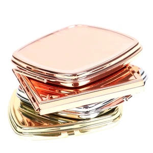 Compact Makeup Mirror Cosmetic Magnifying Round Pocket Make Up Mir^JN _pu - Picture 1 of 16