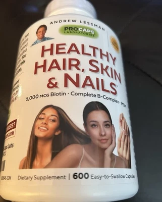 Andrew Lessman Healthy Hair, Skin & Nails   Extra Large 600 Count Capsules - Image 1 of 4