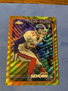2024 Topps Chrome Jason Sehorn Gold Wave 17/50 #141 Giants - Picture 1 of 1