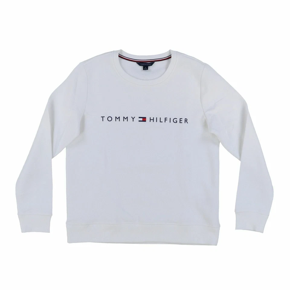 Tommy Hilfiger Women's Sweatshirt Pullover Fleece Flag Logo Outerwear New Xl Xxl - Image 1 of 1