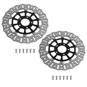 11.8" Pair Floating Front Brake Rotor for Harley-Davidson Softail 2015-2024 New - Bild 1 von 15