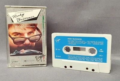 Risky Business Soundtrack Cassette Italian Pressing Virgin VK72302 1984 TESTED  - Image 1 of 4