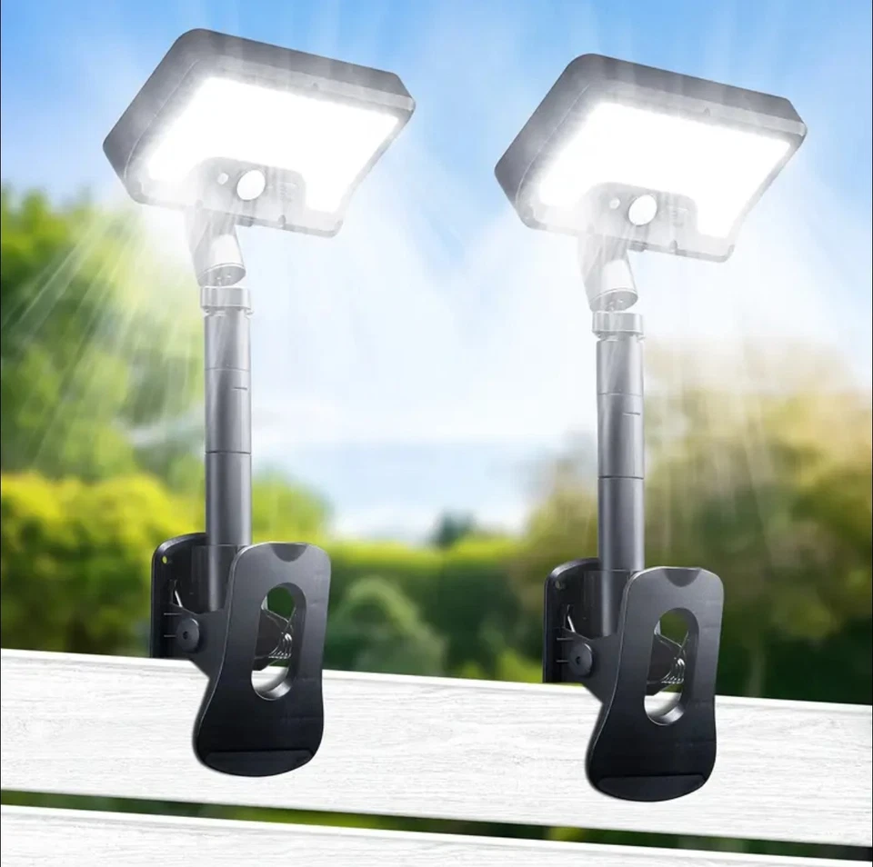 Outdoor Solar LED Lights With Motion Sensor For Fences Decks Gutters & More - Image 1 of 4