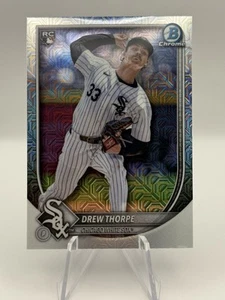 2025 Bowman Chrome Megabox Drew Thorpe #8 Rookie Mojo Refractor RC - Picture 1 of 2
