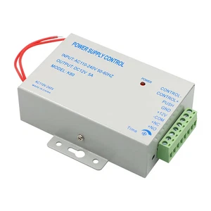 Fuente de alimentación de control de acceso Ture 5A 3A salida AC110V-240V fuente de alimentación de entrada  - Imagen 1 de 23