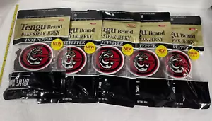 Tengu filete de carne pimienta picante cecina 93 g x 5 juego aperitivos Suzusyo nuevo paquete - Imagen 1 de 4
