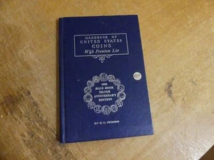 Vintage Book United States Coin 1968 Blue Book Silver Anniversary Edition - Picture 1 of 4