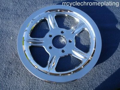 07-18 Harley Davidson Cromo Sportster Polea Piñón 68T XL 1200 883 Hierro 48 Foto 1 de 3