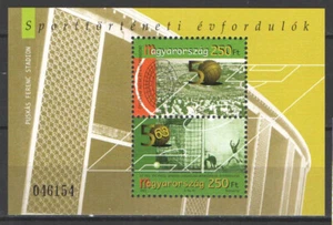 Hungary 2003. Football - Sport history sheet MNH (**) Mi.: Block 284. - Picture 1 of 1