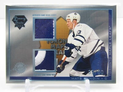 MATS SUNDIN 2004 LUXURY SUITE GAME-USED JERSEY & PATCH #39/50- MAPLE LEAFS!! - Image 1 of 2