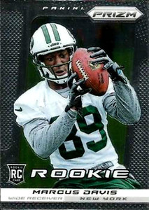 2013 Panini Prizm #262 Marcus Davis RC New York Jets