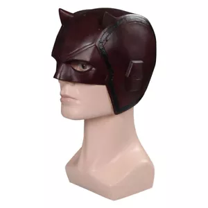 Daredevil Matt Murdock Mask Cosplay Latex Helmet Masquerade Halloween Party Prop - Picture 1 of 7