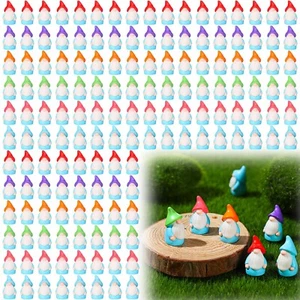 Mini Resin Gnomes Fairy Resin Statues Miniature Gnomes Miniature Figurines fo... - Picture 1 of 6